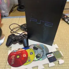 PlayStation 2 本体 コントローラー ゲームディスク付き