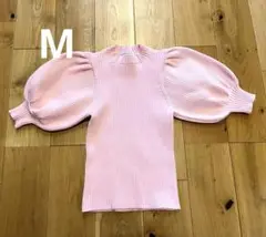 SEVEN TE 小籠包パフスリーブハイネックニット♡Ｍ♡美品