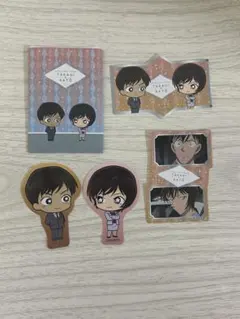 名探偵コナン　SDダイカットステッカーセット4　高木渉、佐藤美和子