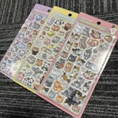 【国内正規品】ボンボンドロップシール　和柄　ねこ　きゃっと　あにまる