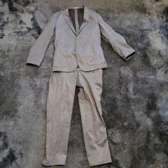 LIFE & WORK DESIGN ダークグレー セットアップスーツ Lサイズ