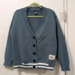 カーディガン Mブルー2点目半額