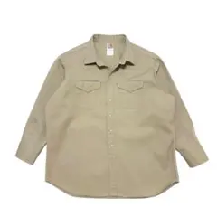 カーハート Carhartt ウエスタンシャツ ワークシャツ 厚手 USA製