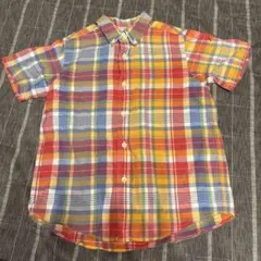 RALPH LAUREN 半袖チェックシャツ 120
