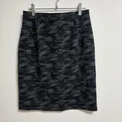 ✨良品✨ スカート タイト 迷彩柄 ひざ丈 大きめ カジュアル 厚手