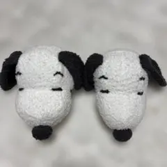 【新品未使用】 ジェラートピケ スヌーピーフェイスポーチ 2個セット