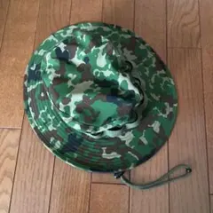 本日限定値下げ　迷彩柄 バケットハット 調整可能　新品同様　超美品　売店購入品