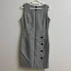 ミニワンピース 千鳥柄
