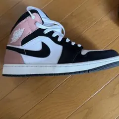 Nike Air Jordan 1 US 9 ホワイト/ブラック/ピンク