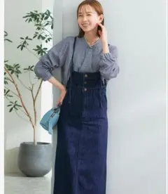 別注 Wrangler×ROSSO サロペットスカート コラボ