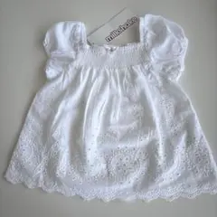 新品 ホワイト ベビーワンピース 3サイズ