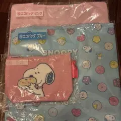 スヌーピー SNOOPY くじ エコバッグ ポーチ