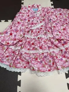 日本製　浴衣ドレス　120サイズ