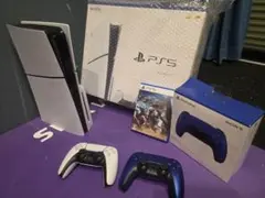 新型プレステ5　モンハンワイルズ　コントローラーセット