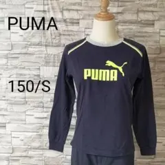 PUMA プーマ　デカロゴプリント長袖Tシャツ　ジュニア　スポーツ　男女兼用　S