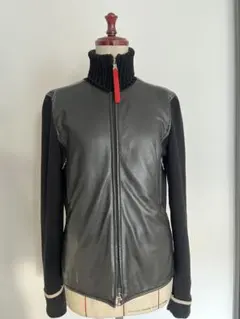 希少00's PRADA sport leather jacket アーカイブ