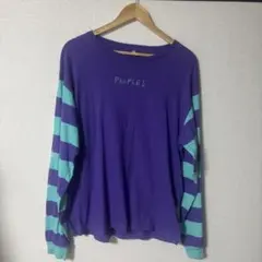 PEOPLE 1長袖シャツ 紫色