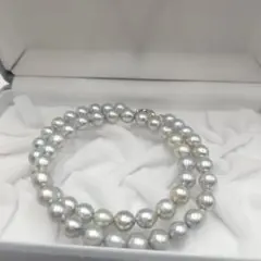 アコヤ あこやパール 本真珠 ネックレス akoya 希少カラー 8.0mm