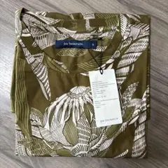 JIM THOMPSON 半袖Tシャツ カーキ ボタニカル柄 Mサイズのサムネイル