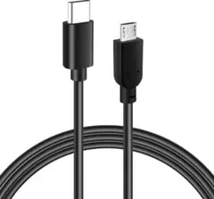 マイクロ USBケーブル 30CM シールド 2.4A急速充電