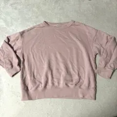 GU キッズ トレーナー 140cm ピンク