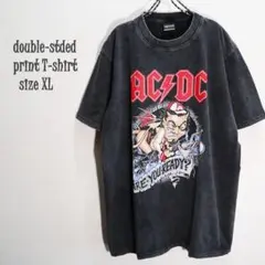 【新品】ビンテージ加工　バンドTシャツ　XL　エーシーディーシー