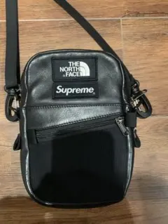 シュプリーム ザ ノース フェイス レザー ショルダー バック 