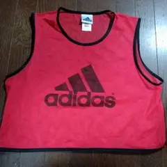 adidas ビブス レッド メッシュ Lサイズのサムネイル