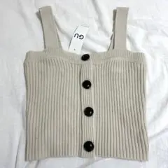 GU フロントボタンニットビスチェQ Sサイズ