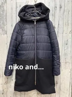 ♠️ niko and… ニコアンド　中綿　切替ダウンコート
