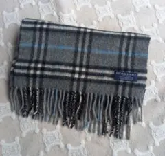 希少カラー バーバリー　マフラー　ノバチェック　カシミヤ100%