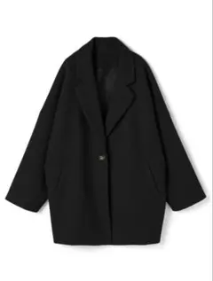 GRL グレイル ルーズテーラードコート ze585 ブラック FREEsize