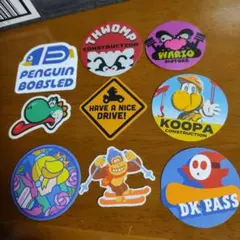 マリオカートワールド キャラクター ステッカーセット 2