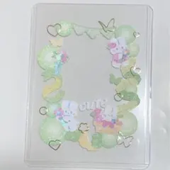 no.39 トレカデコケース ハート 韓国作家 シール 硬質ケースデコ 韓国