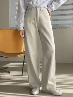 DAZY スラントポケット ボーイフレンドデニムパンツ