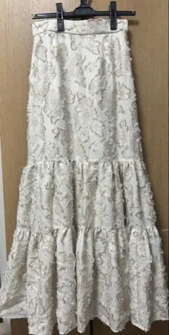 anuans オリジナルジャガード ティアード スカートのサムネイル