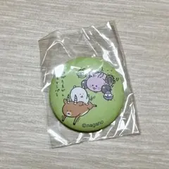 ナガノ キャラクターズ マットぷち缶バッジ 逃げた方が早インパラ