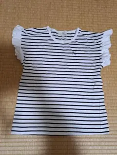 KUMIKYOKU フリル袖 Tシャツ 150