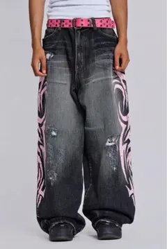 Jaded London SolidBlack ColossusJeans 34 - メルカリ