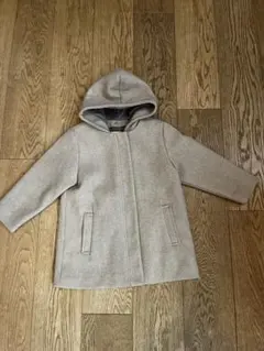 ベージュ フード付き コート