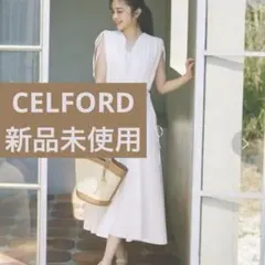 完売品 CELFORD（セルフォード） リボンノースリーブワンピース - メルカリ
