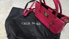 CECIL McBEE ピンク トートバッグ