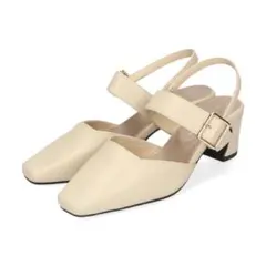 オリエンタルトラフィック　スクエアトゥバックルベルトパンプス