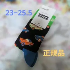 Happy Socks クルーソックス 車柄 36-40　23−25.5のサムネイル