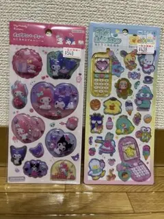 わたあめカプセルシール　マイメロ&クロミ　平成ハッピーフォン　サンリオ