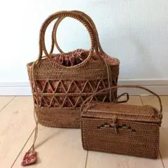 かごバッグ　2点おまとめ