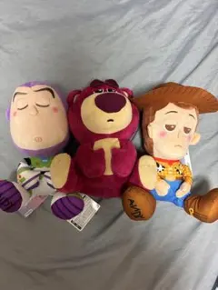 トイストーリー むにゃすやBIGぬいぐるみ バズライトイヤー ウッディ ロッツォのサムネイル