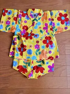 ミキハウス 花柄甚平 90サイズ