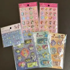 ディズニー　ストーンシール　タイルシール　ウォーターシール　セリア　プリンセス