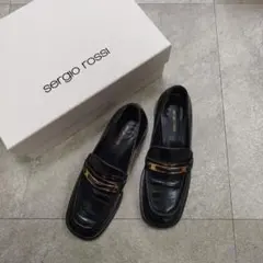 セルジオロッシ　sergiorossi ドライビングシューズ ローファー レザー